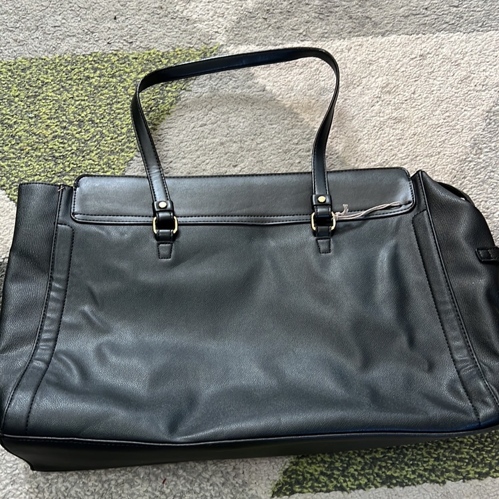 A New Day Large Black Bag